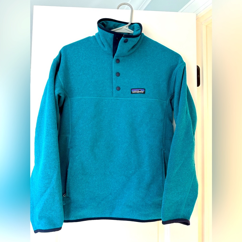 Patagonia button up  pullover fleece in XS